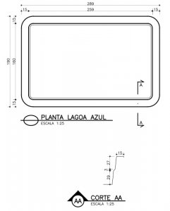 Piscina Lagoa Azul 3.200 L