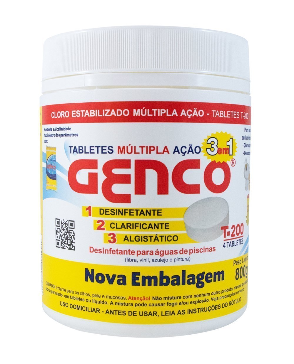 GENCO® TABLETES MÚLTIPLA AÇÃO 3 em 1